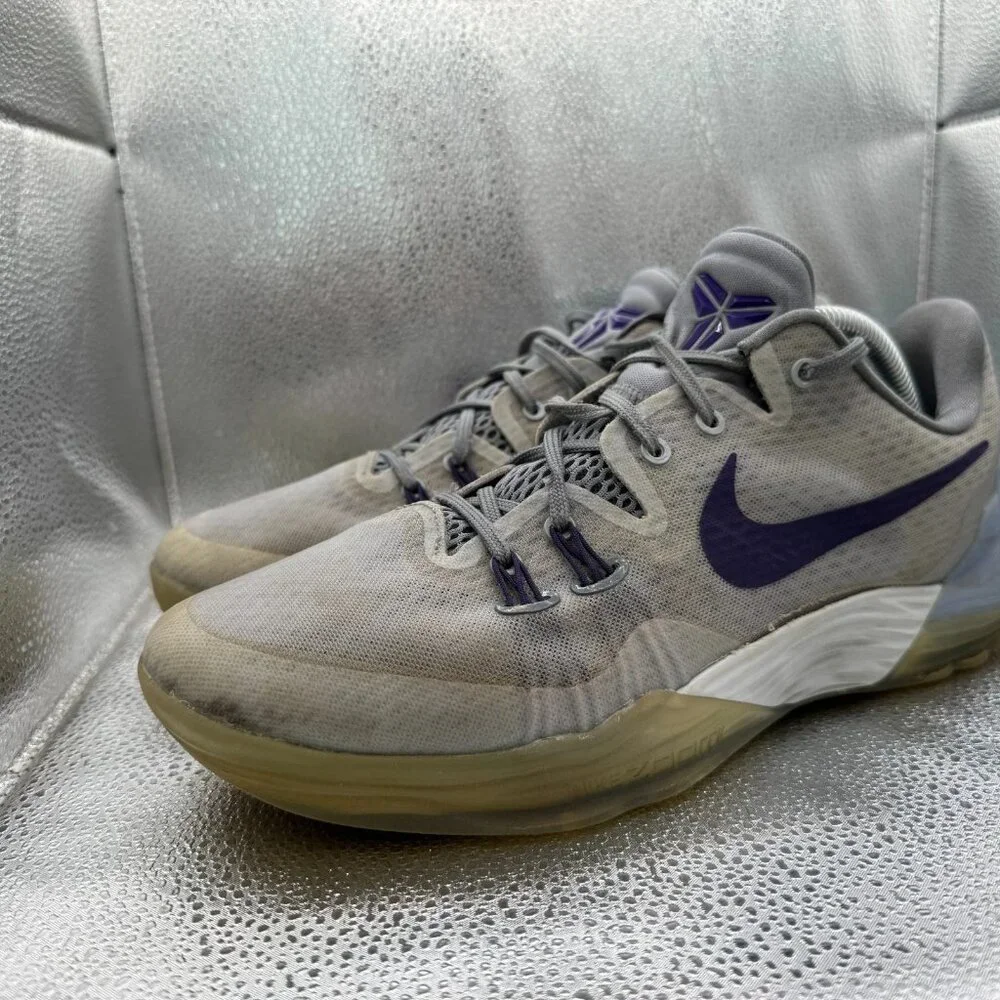 Size 9.5 Nike Mens Zoom Kobe Venomenon 5 Wolf Grey Basketball Sneaker 749884 050